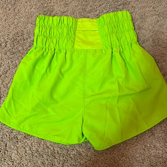 lime green zenana shorts! - Picture 2 of 3